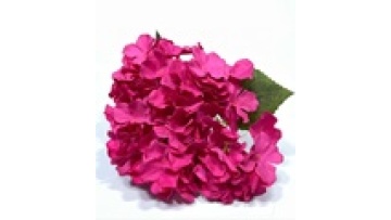 Silk Artificial Hydrangea Bushes - 5 Heads Decorative Flowers for Sale1