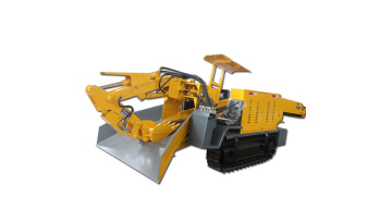 crawler mucking loader for mining