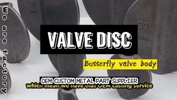 Lug Industrial Valves Body Parts Casting Control Wafer Semi-Lug Double Flanged Butterfly Valve Disc1
