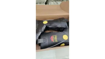Personal Protective Fire Fighting Equipment Firefighters′ Fire Protection Leather Boots1
