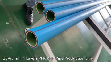 Full extrusion line for 16-63mm 4 layers PPR pipe 