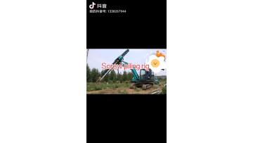 Mobile Hydraulic Machine Solar Pile Driving.mp4