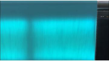 Livite 0.38mm Light Blue matte PVC coated fabric for swimming pool materials is in production.
