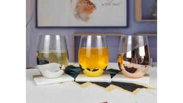 Stemless wine glass