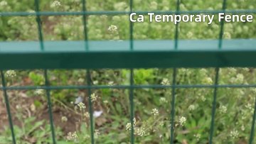 Pvc coated outdoor fence portable Canada temporary fence1