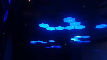 hexagon led  display (1)