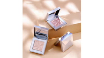No LOGO Customization Laser Packaging Pearl White Highlighter Private Label Highlighter Palette For White rose gold pink1