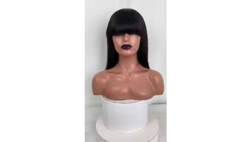 16 machine wig with bang