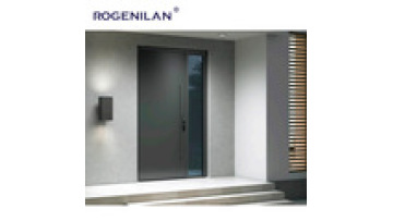 Superior Smart Lock Cast Metal Doors For Houses Wholesale Price Exterior Front Entry Wrought Cast aluminium Door1