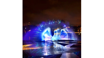Laser Water Screen Fountain for Outdoor Shows