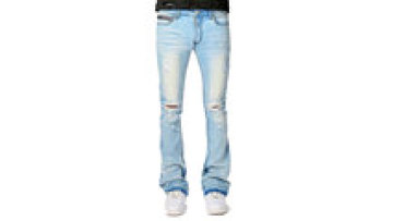 Denim Best Custom Cargo Pocket Black Stacked Men Bootcut Jeans Stack Leg Jeans Stacked Streetwear Jeans Men1
