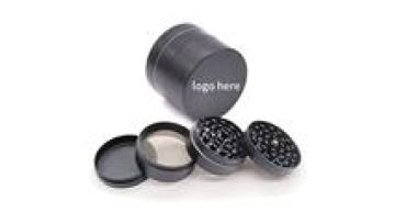 Wholesale supplier 2 3 4 pieces aluminum tobacco vanilla dried spices custom logo metal vanilla grinder1
