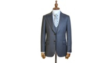 Classic Italian Fabric Office Two-Piece Blazer Vest High End Bespoke Banker Suit Design Plus Size Breathable Pants Suits Stock1