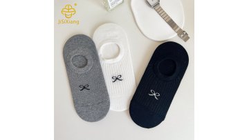 Korean version bow anti slip shallow mouth invisible socks