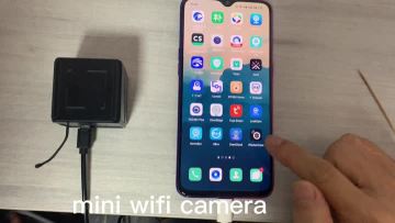 square  hidden spy mini camera