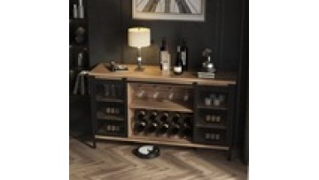 iron work European  modern Style   Living Room Wall Mounted supermarket bar Custom Storage Cabinet wine Display rack1