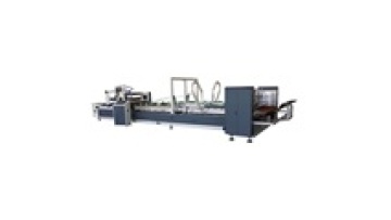 Corrugated paper board carton box auto stitching and gluing machine for making carton packing1
