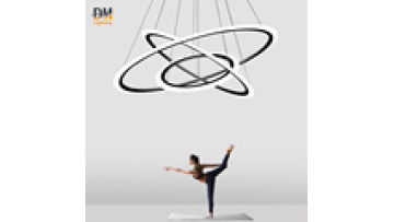 Modern WM18D03A Acrylic Round Ring LED Pendant Lamps for Living/Dining Rooms1