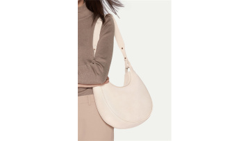 Genuine Leather Crescent High-Capacity New Women's