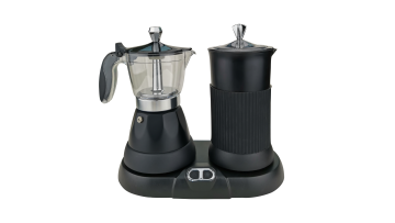 2 in 1 coffee maker & milk frother