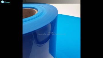transparent blue color pvc sheet