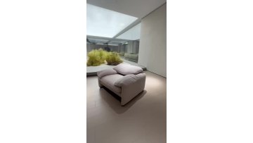 Caterpillar Single Lounge Chair Nordic Designer Modern Minimalist Tech Leather Lazy Sofa1