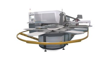 Digital W+CMYK Oval DTG Printer