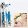 Bathroom Accessories Set Suction cup Toothbrush Holder Toothpaste Storage Rack Shave Tooth Brush Dispenser Storage Holder