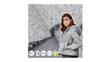 No Bonding Double Face Polar Sherpa Fleece 92.6%Polyester 7.4%Metallic 400GSM Yarn Dyed Knitted Fabric for Overcoat1