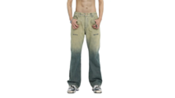 Straight Fit Distressed Denim Jeans Trousers Jeans Mens Pants for Men New Fashion1