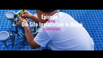 DEWY Dubai On-Site Installation Fountain