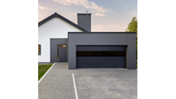 2025 professional garage door manufacture produce high standard frameless aluminum mirror reflective glass garage door1