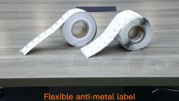 Flexible anti-metal label
