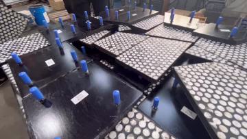 Wear-resistant ceramic composite liner