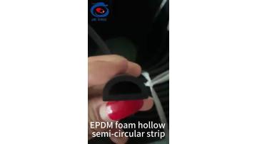 EPDM foam semi-circular strip