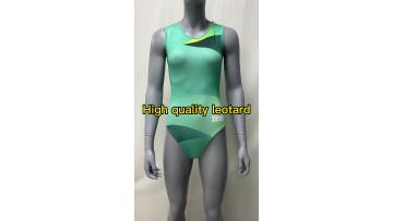green gymnastic leotards