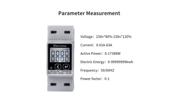 Din rail power meter DDS1946-2P