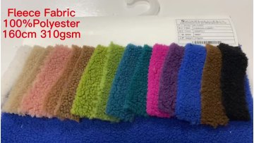2022 winter Comfortable customize wholesale 100  polyester fleece clothes fabric for overcoat1