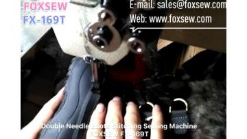 Double Needle Boots Stitching Sewing Machine FX-169T
