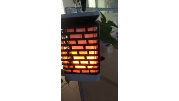 3 in 1Led Solar Waterproof Vivid Flame Lantern With Hanging Clip Portable Table Garden Outdoor Gate Night Light1