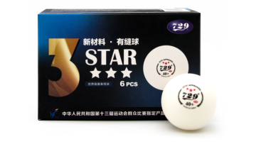 729 NEW MATERIALS 40mm+ 3 stars BALLS WITH SEAM (PS VERSION)