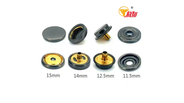 501#Invisible Brass Snap Fastener Set