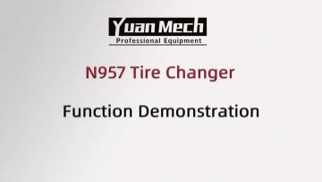 N957 Tire Changer 17 inch Wheel Operation.mp4