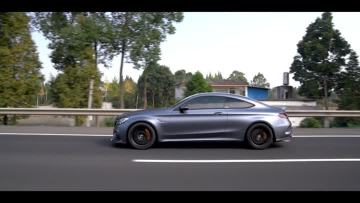Satin Concours Blue Car Wrap