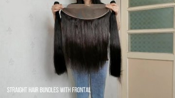 Wholesale straight 100% raw virgin human hair extension vendors raw virgin cuticle aligned Peruvian hair bundles human hair1