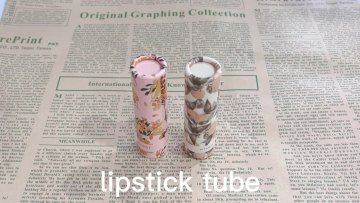 Light Orange Color Lipstick Tube