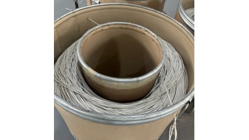 Silicone-braided wire white