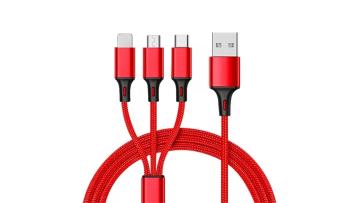 3 In 1 Usb Cable--XTW-09