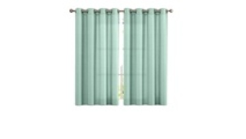 Linen Look Blackout Window Panels Curtains Grommet Top For Living Room Bedroom1