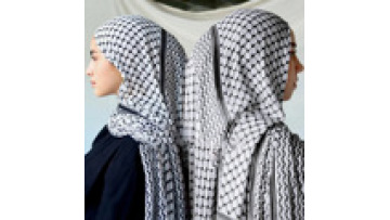 2024 Latest High Quality Matching Chiffon Hijab Set Chiffon Hijab Solid Color Comfortable Fabric Chiffon Ear Hijab1